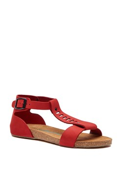 Comfortfusse Skórzane sandały w kolorze czerwonym ze sklepu Limango Polska w kategorii Sandały damskie - zdjęcie 163759746