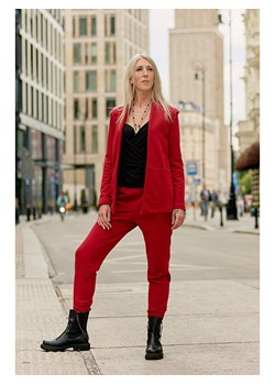 Risk made in warsaw Spodnie w kolorze czerwonym ze sklepu Limango Polska w kategorii Spodnie damskie - zdjęcie 163759888