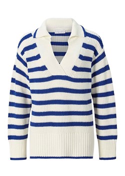 Rich &amp; Royal Sweter w kolorze kremowo-niebieskim ze sklepu Limango Polska w kategorii Swetry damskie - zdjęcie 163760578