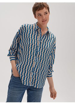 OPUS Bluzka &quot;Folise&quot; w kolorze niebieskim ze wzorem ze sklepu Limango Polska w kategorii Koszule damskie - zdjęcie 163760875