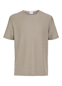 SELECTED HOMME Koszulka &quot;Relax&quot; w kolorze beżowym ze sklepu Limango Polska w kategorii T-shirty męskie - zdjęcie 163761169