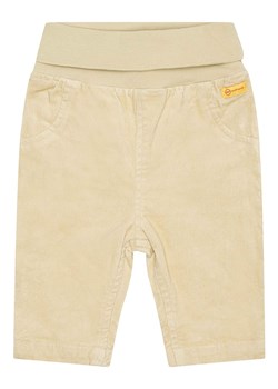 Steiff Spodnie sztruksowe w kolorze beżowym ze sklepu Limango Polska w kategorii Spodnie i półśpiochy - zdjęcie 163761325