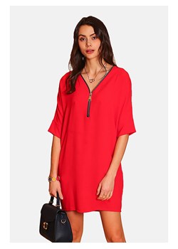 ASSUILI Sukienka w kolorze czerwonym ze sklepu Limango Polska w kategorii Sukienki - zdjęcie 163763855