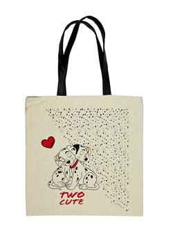Disney Shopper bag &quot;Dalmatiner&quot; w kolorze kremowym - 44 x 44 x 5 cm ze sklepu Limango Polska w kategorii Torby Shopper bag - zdjęcie 163764215