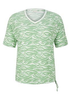 Tom Tailor Koszulka w kolorze zielonym ze sklepu Limango Polska w kategorii Bluzki damskie - zdjęcie 163765497