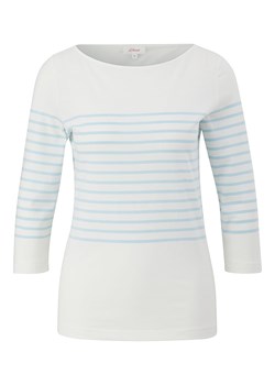 S.OLIVER RED LABEL Koszulka w kolorze biało-błękitnym ze sklepu Limango Polska w kategorii Bluzki damskie - zdjęcie 163768749