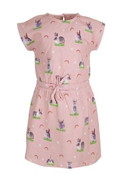 SomeOne Kids Sukienka &quot;Twinkle&quot; w kolorze jasnoróżowo-szarym ze sklepu Limango Polska w kategorii Sukienki dziewczęce - zdjęcie 163769166