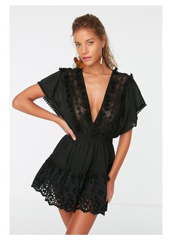 trendyol Sukienka w kolorze czarnym ze sklepu Limango Polska w kategorii Sukienki - zdjęcie 163769646