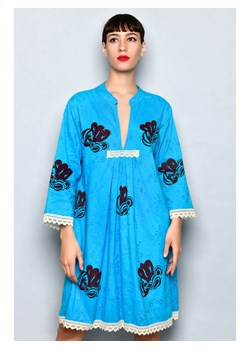 H.H.G. Sukienka w kolorze brązowo-błękitnym ze sklepu Limango Polska w kategorii Sukienki - zdjęcie 163773277