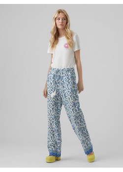Vero Moda Spodnie &quot;Milan&quot; w kolorze niebieskim ze sklepu Limango Polska w kategorii Spodnie damskie - zdjęcie 163773425