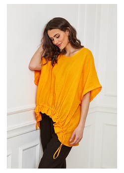 Joséfine Lniana koszulka &quot;Antaly&quot; w kolorze pomarańczowym ze sklepu Limango Polska w kategorii Bluzki damskie - zdjęcie 163775308