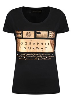 Geographical Norway Koszulka &quot;Jicorne&quot; w kolorze czarnym ze sklepu Limango Polska w kategorii Bluzki damskie - zdjęcie 163775958