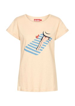 Derbe Koszulka w kolorze brzoskwniowym ze sklepu Limango Polska w kategorii Bluzki damskie - zdjęcie 163777185