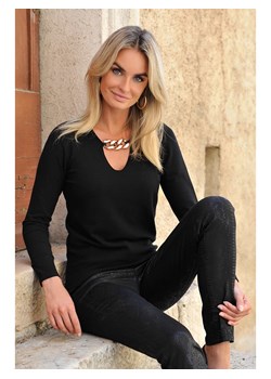 Bleu d&apos;Azur Sweter &quot;Posh&quot; w kolorze czarnym ze sklepu Limango Polska w kategorii Swetry damskie - zdjęcie 163777835