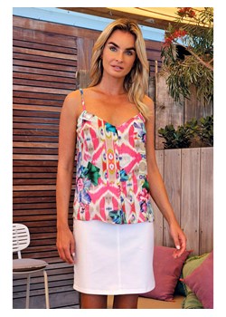 Bleu d&apos;Azur Top &quot;Hawaii&quot; w kolorze różowym ze sklepu Limango Polska w kategorii Bluzki damskie - zdjęcie 163777956