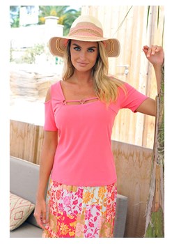 Bleu d&apos;Azur Koszulka &quot;Rato&quot; w kolorze różowym ze sklepu Limango Polska w kategorii Bluzki damskie - zdjęcie 163777959