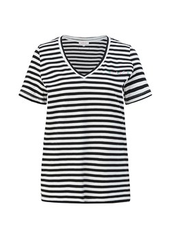 S.OLIVER RED LABEL Koszulka w kolorze czarno-białym ze sklepu Limango Polska w kategorii Bluzki damskie - zdjęcie 163780389