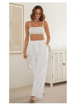 LA Angels Spodnie w kolorze białym ze sklepu Limango Polska w kategorii Spodnie damskie - zdjęcie 163783748