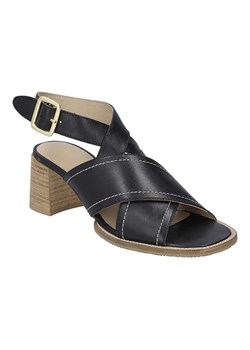 Gerry Weber Skórzane sandały w kolorze czarnym ze sklepu Limango Polska w kategorii Sandały damskie - zdjęcie 163784129