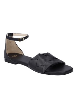 Gerry Weber Skórzane sandały w kolorze czarnym ze sklepu Limango Polska w kategorii Sandały damskie - zdjęcie 163784227