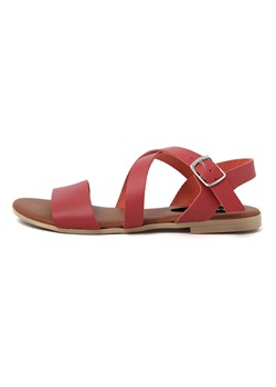 Lionellaeffe Skórzane sandały w kolorze czerwonym ze sklepu Limango Polska w kategorii Sandały damskie - zdjęcie 163785598