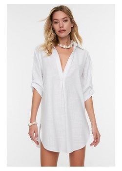 trendyol Sukienka w kolorze białym ze sklepu Limango Polska w kategorii Sukienki - zdjęcie 163786089