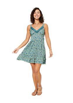 Aller Simplement Sukienka w kolorze błękitno-kremowym ze sklepu Limango Polska w kategorii Sukienki - zdjęcie 163786405