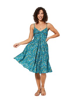 Aller Simplement Sukienka w kolorze niebiesko-oliwkowo-turkusowym ze sklepu Limango Polska w kategorii Sukienki - zdjęcie 163786409