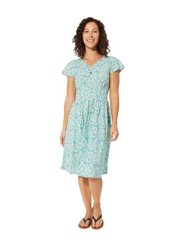 Aller Simplement Sukienka w kolorze turkusowo-kremowym ze sklepu Limango Polska w kategorii Sukienki - zdjęcie 163786445