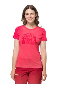 Jack Wolfskin Koszulka &quot;Ocean Trail&quot; w kolorze różowym ze sklepu Limango Polska w kategorii Bluzki damskie - zdjęcie 163787747