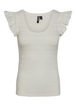 Pieces Koszulka w kolorze białym ze sklepu Limango Polska w kategorii Bluzki damskie - zdjęcie 163788647