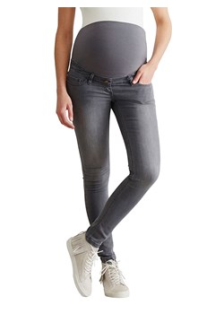 vertbaudet Ciążowe dżinsy - Slim fit - w kolorze szarym ze sklepu Limango Polska w kategorii Spodnie ciążowe - zdjęcie 163789206