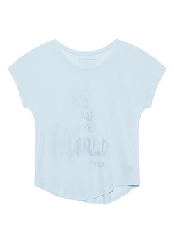 True Religion Koszulka w kolorze błękitnym ze sklepu Limango Polska w kategorii Bluzki damskie - zdjęcie 163789469