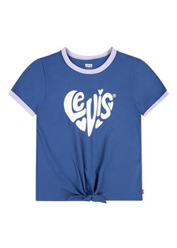 Levi&apos;s Kids Koszulka w kolorze niebieskim ze sklepu Limango Polska w kategorii Bluzki dziewczęce - zdjęcie 163791738