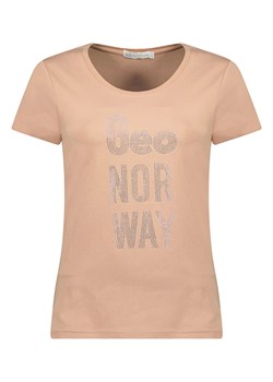 Geographical Norway Koszulka &quot;Jutifa&quot; w kolorze beżowym ze sklepu Limango Polska w kategorii Bluzki damskie - zdjęcie 163792577