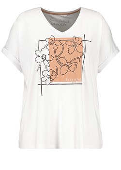 SAMOON Koszulka w kolorze białym ze sklepu Limango Polska w kategorii Bluzki damskie - zdjęcie 163792966