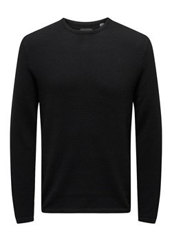 ONLY &amp; SONS Sweter &quot;Panter&quot; w kolorze czarnym ze sklepu Limango Polska w kategorii Swetry męskie - zdjęcie 163794445