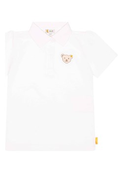 Steiff Koszulka polo w kolorze białym ze sklepu Limango Polska w kategorii Bluzki dziewczęce - zdjęcie 163795605