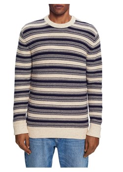 ESPRIT Sweter w kolorze granatowo-beżowym ze sklepu Limango Polska w kategorii Swetry męskie - zdjęcie 163799127