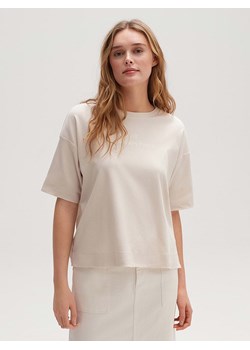 OPUS Koszulka &quot;Setty&quot; w kolorze beżowym ze sklepu Limango Polska w kategorii Bluzki damskie - zdjęcie 163805036