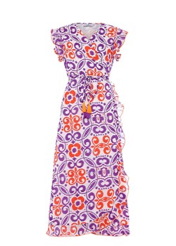 Zwillingsherz Sukienka &quot;Maddy&quot; w kolorze pomarańczowo-fioletowym ze sklepu Limango Polska w kategorii Sukienki - zdjęcie 163806186