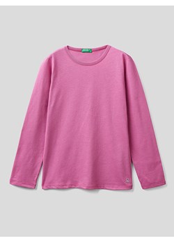 Benetton Koszulka w kolorze różowym ze sklepu Limango Polska w kategorii Bluzki dziewczęce - zdjęcie 163808469