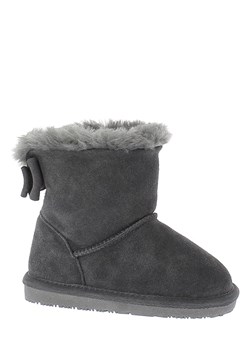 Gooce Skórzane botki zimowe &quot;Amak Toddler&quot; w kolorze antracytowym ze sklepu Limango Polska w kategorii Buty zimowe dziecięce - zdjęcie 163815077