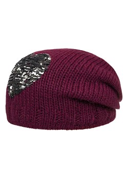 Döll Czapka beanie w kolorze ciemnofioletowym ze sklepu Limango Polska w kategorii Czapki dziecięce - zdjęcie 163817518