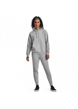 Damskie spodnie dresowe Under Armour UA Rival Fleece Jogger - szare ze sklepu Sportstylestory.com w kategorii Spodnie damskie - zdjęcie 163820675