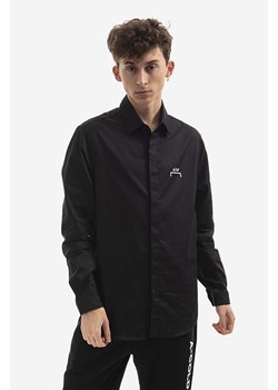 A-COLD-WALL* koszula bawełniana Shirt Cotton Twill kolor czarny ACWMSH053.-WHITE ze sklepu PRM w kategorii Koszule męskie - zdjęcie 163820925