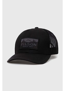 Filson czapka z daszkiem Logger Mesh Cap kolor czarny FMACC0044 ze sklepu PRM w kategorii Czapki z daszkiem męskie - zdjęcie 163820979