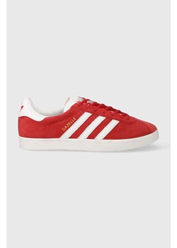 adidas Originals sneakersy skórzane Gazelle 85 IG0455 kolor czerwony ze sklepu PRM w kategorii Buty sportowe męskie - zdjęcie 163821019