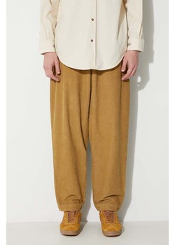 Universal Works spodnie sztruksowe BRAGA PANT kolor beżowy proste 29185 ze sklepu PRM w kategorii Spodnie męskie - zdjęcie 163821049