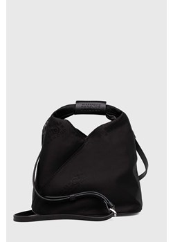 MM6 Maison Margiela torebka skórzana Handbag kolor czarny SB6WD0026 ze sklepu PRM w kategorii Kuferki - zdjęcie 163821055